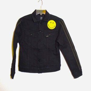 Lee Smiley Patch Demin Jacket VF Limited Collaboration Men's Size S Black